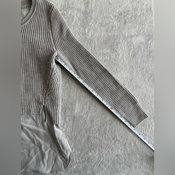A. Moss Anthropologie Cropped Wool Sweater w/ Silk Lining size S - Picture 6 of 8